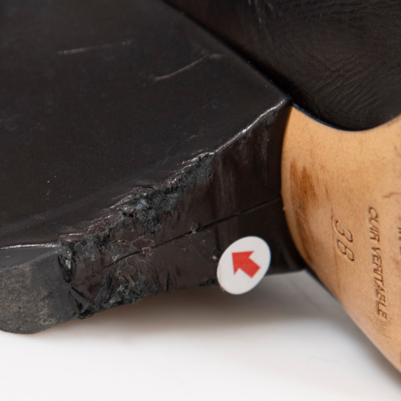 Isabel Marant Black V-Neck Leather Heels