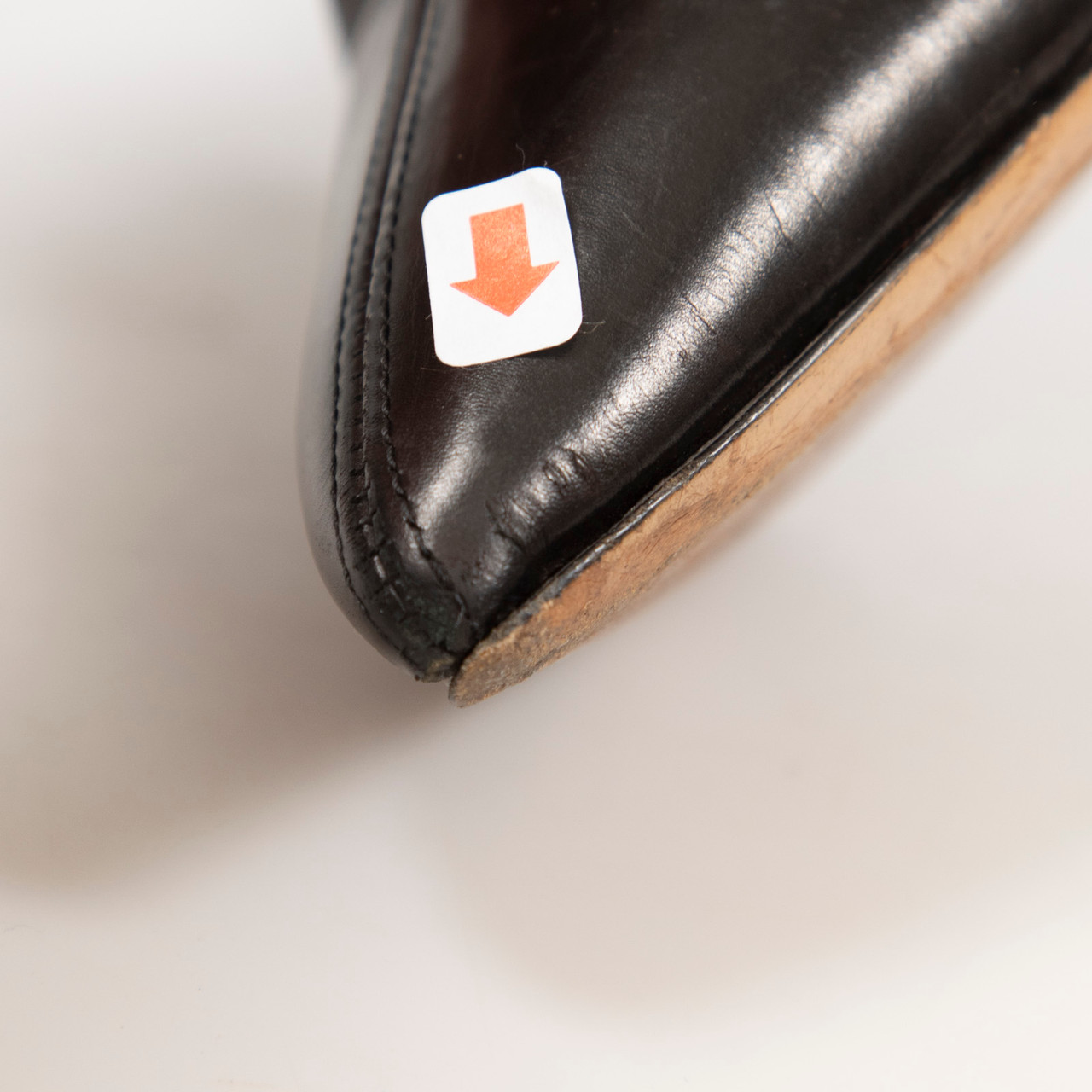 Isabel Marant Black V-Neck Leather Heels