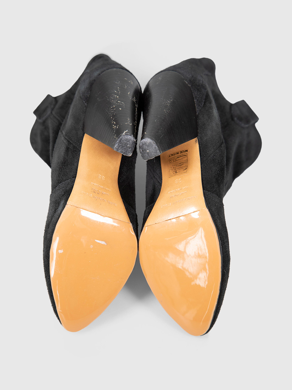 Isabel Marant Black Suede Heel Ankle Boots