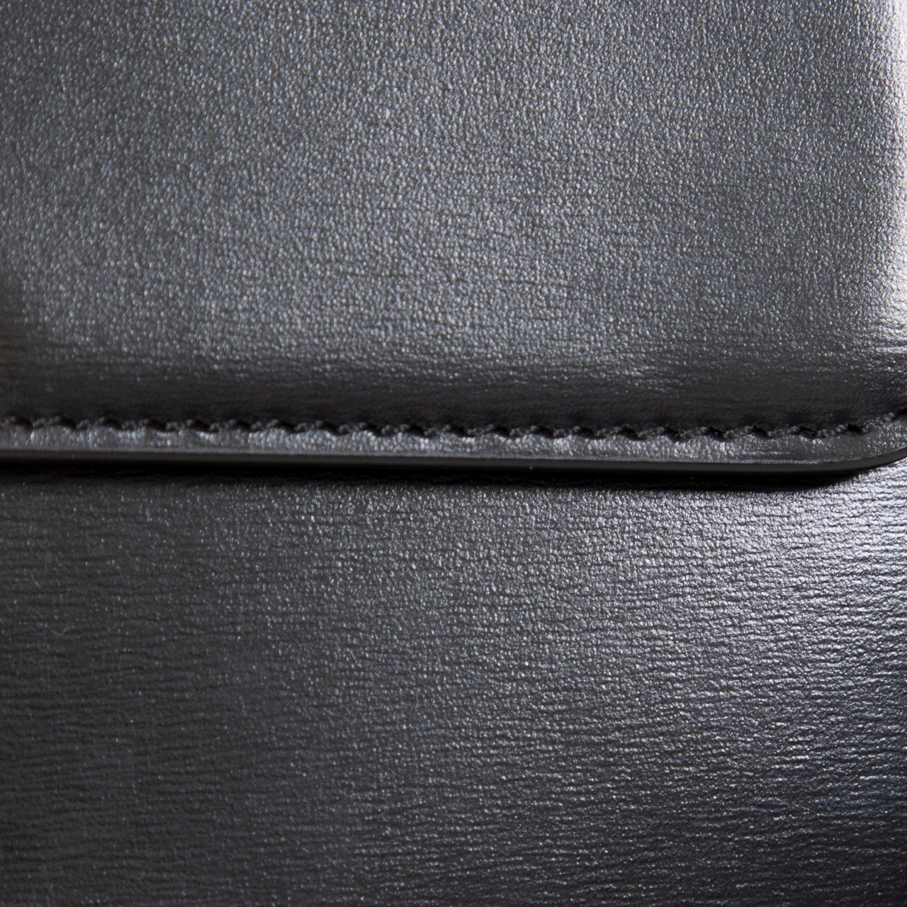 Céline Black Leather Triomphe Shoulder Bag