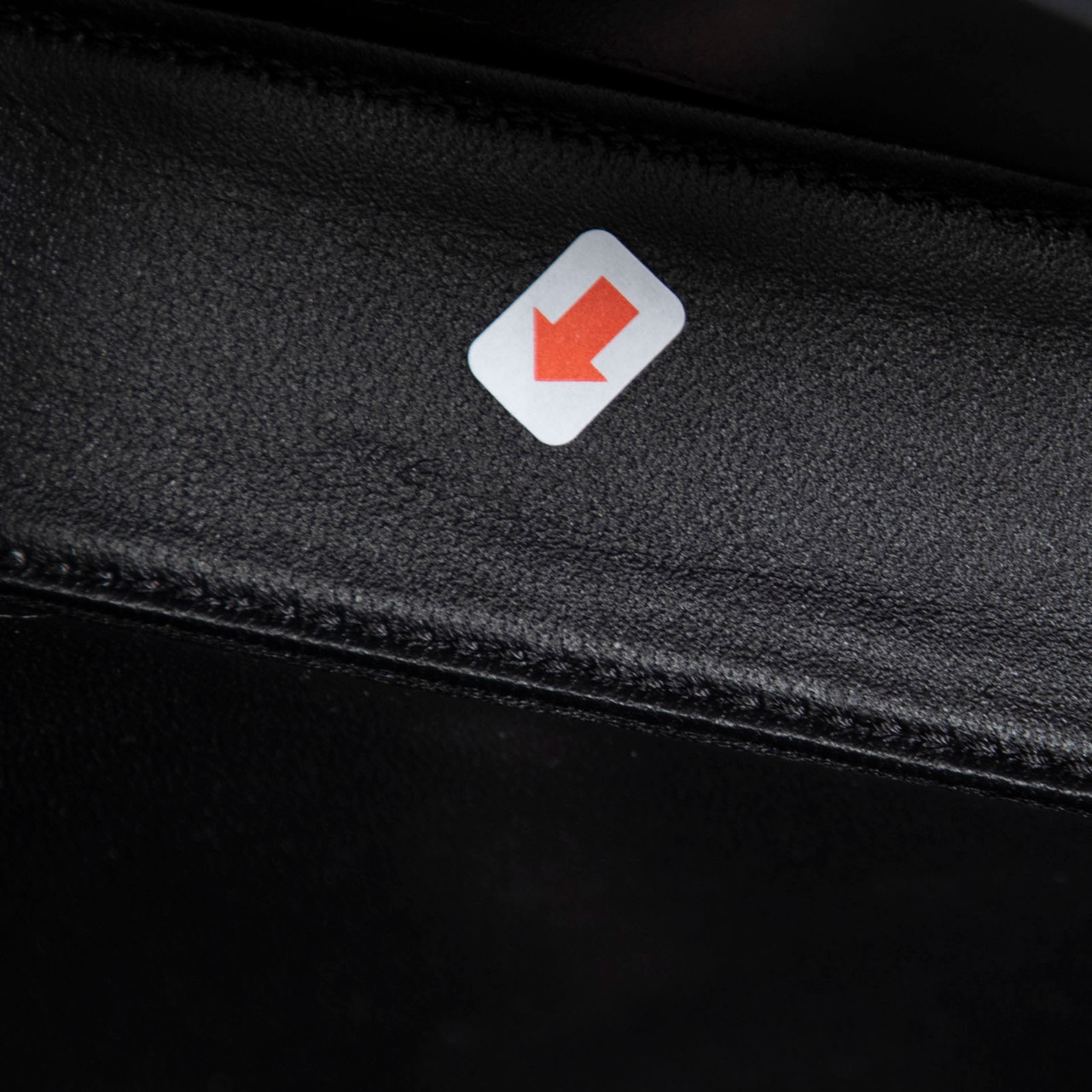 Céline Black Leather Triomphe Shoulder Bag