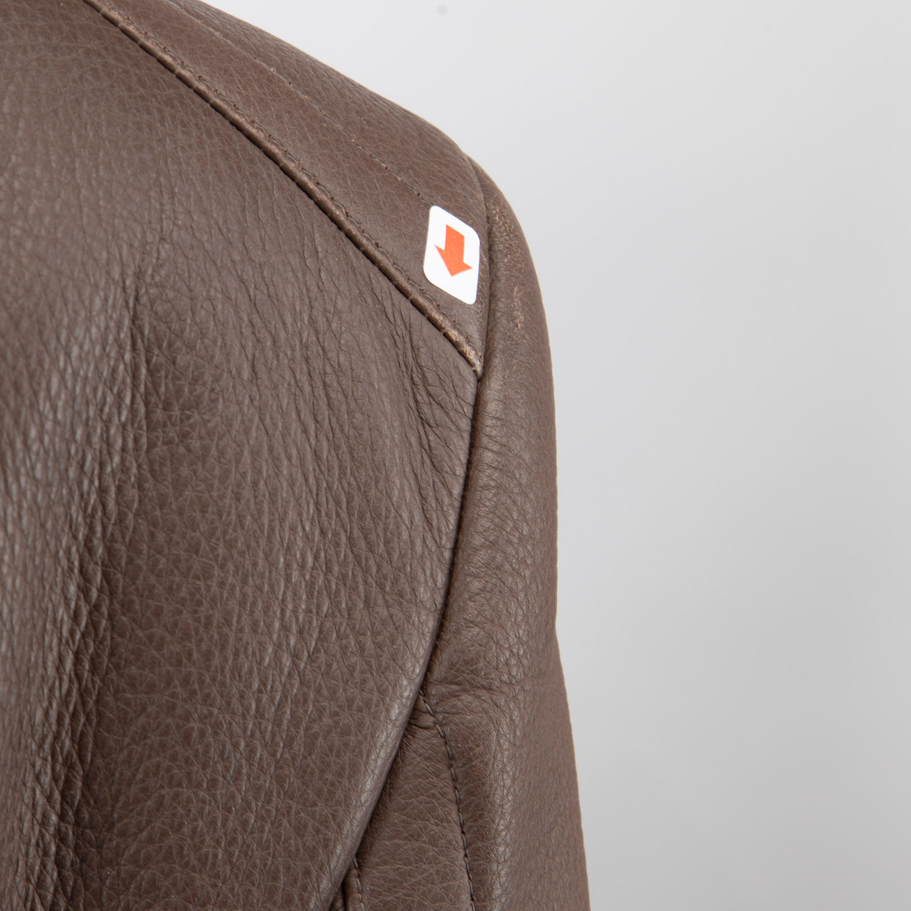 Loro Piana Brown Deer Leather Belted Blazer