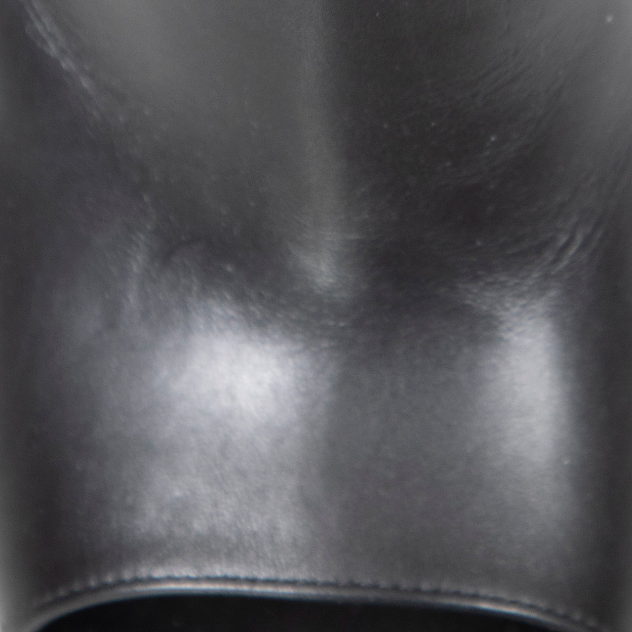 Prada Black Open Toe Leather Heels