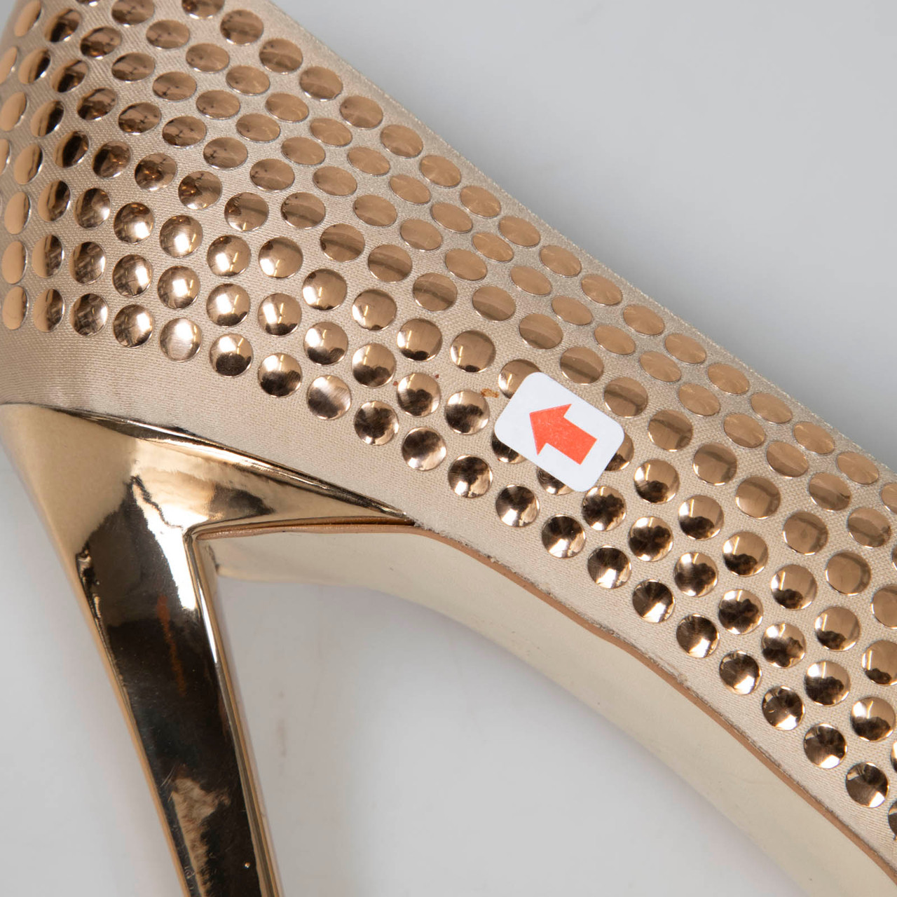 Stella McCartney Gold Studded Pointed Pumps