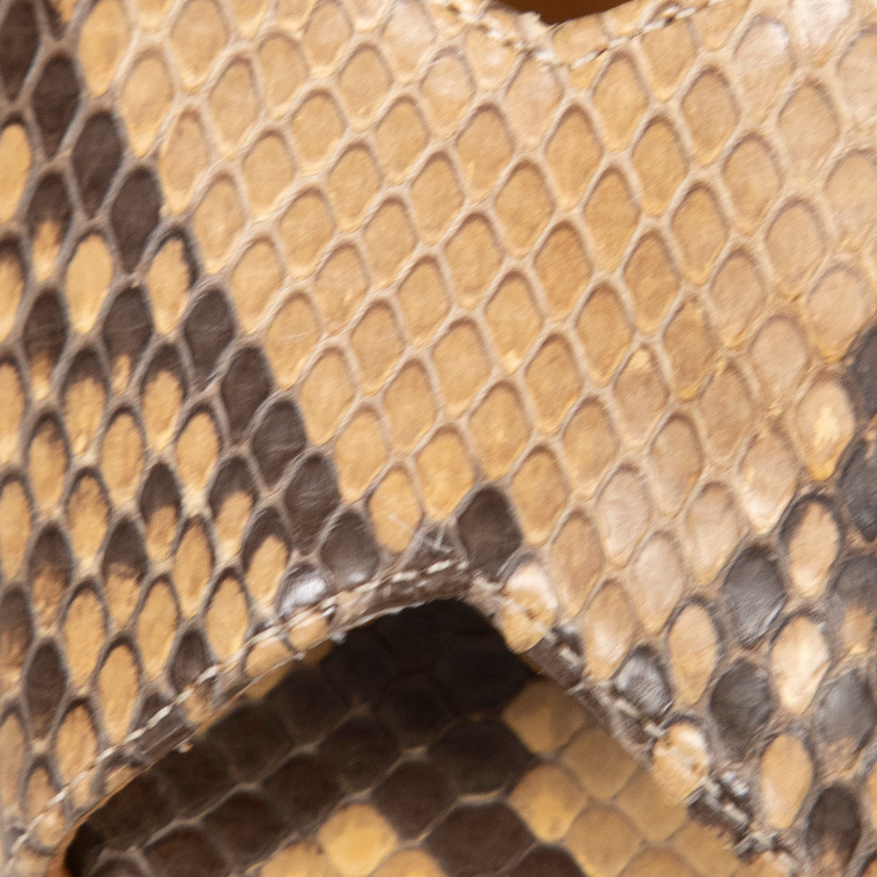 Ralph Lauren Brown Snakeskin Embossed Heels