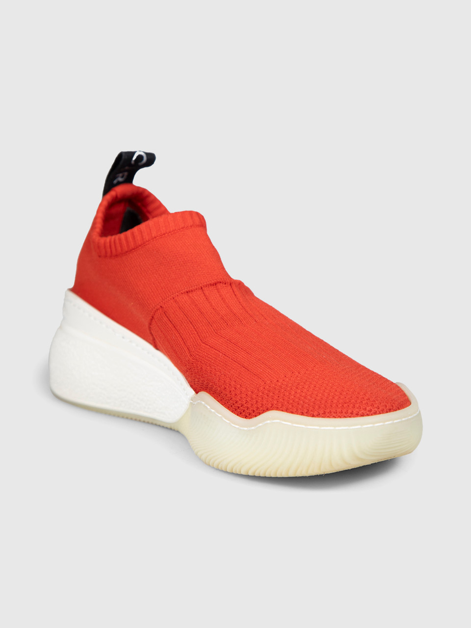 Stella McCartney Red Knit Slip On Sock Trainers