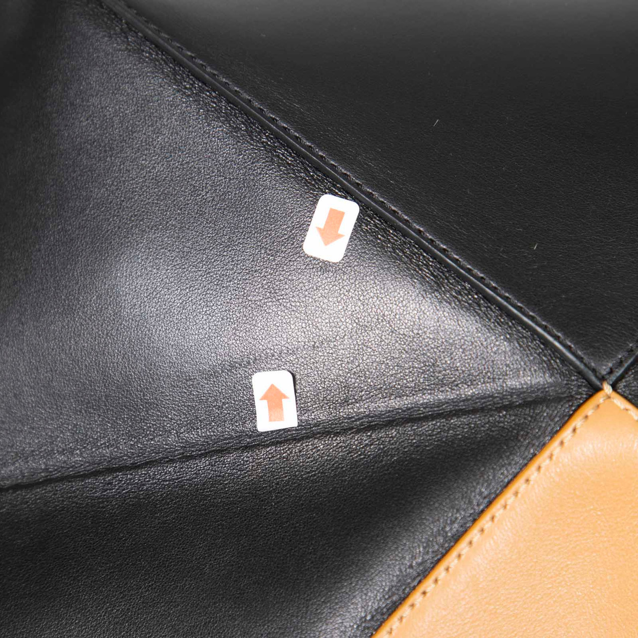 Loewe Black & Tan Puzzle Fold Tote Bag