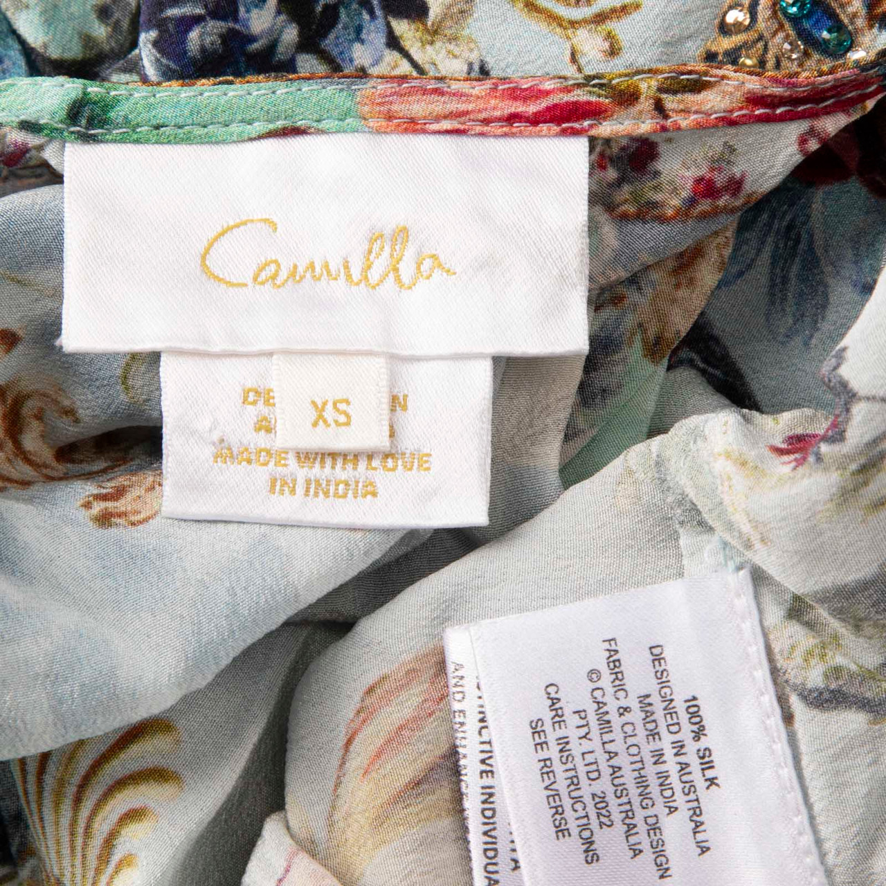 Camilla Letters To Leo Waisted Hem Ruffle Dress