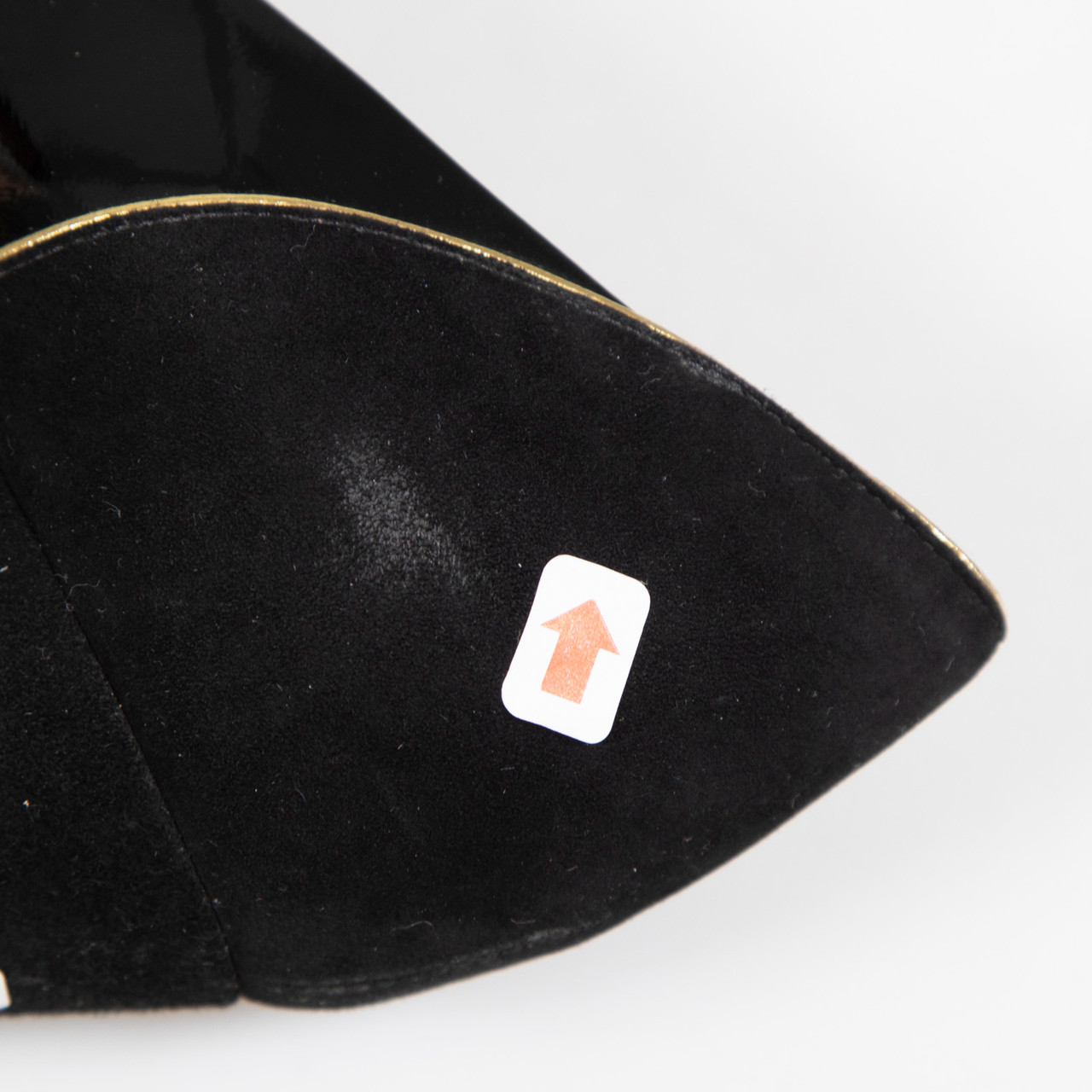 Salvatore Ferragamo Black Patent Buckled Pumps