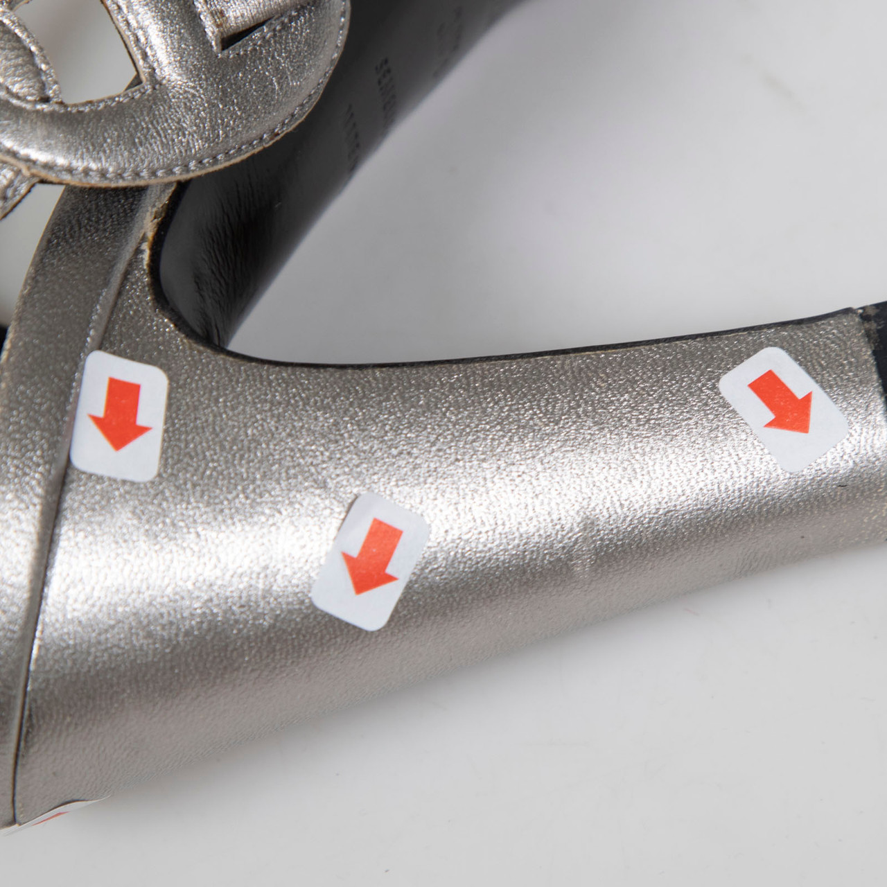 Hermès Silver Leather Chaine d’Ancre Sandals