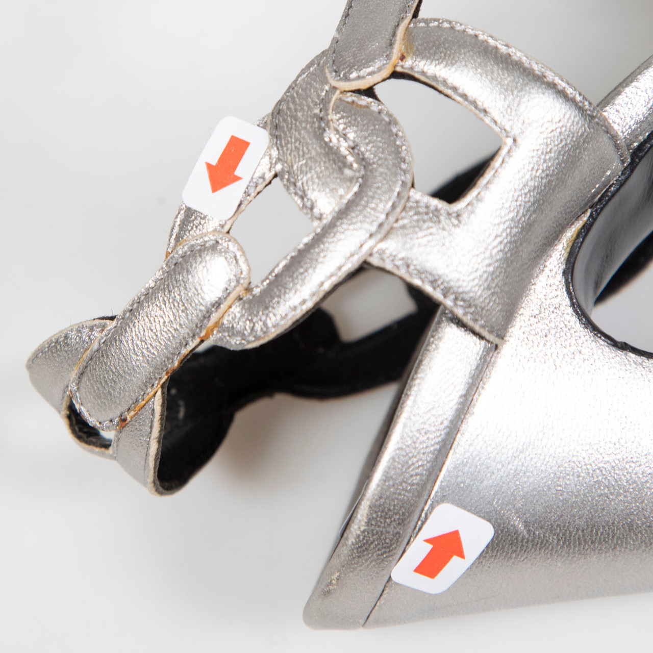 Hermès Silver Leather Chaine d’Ancre Sandals