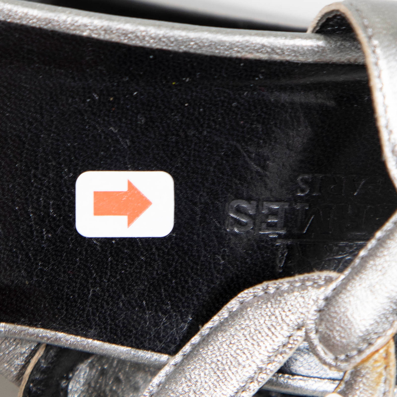 Hermès Silver Leather Chaine d’Ancre Sandals