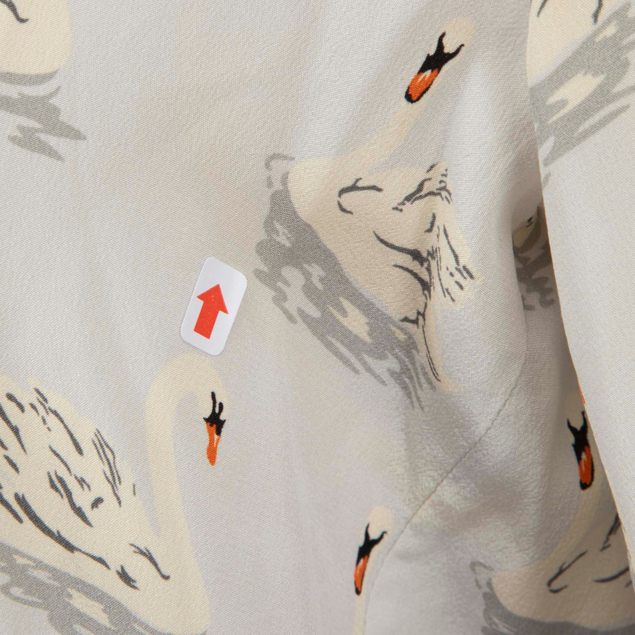 Stella McCartney Swan Print Silk Blouse