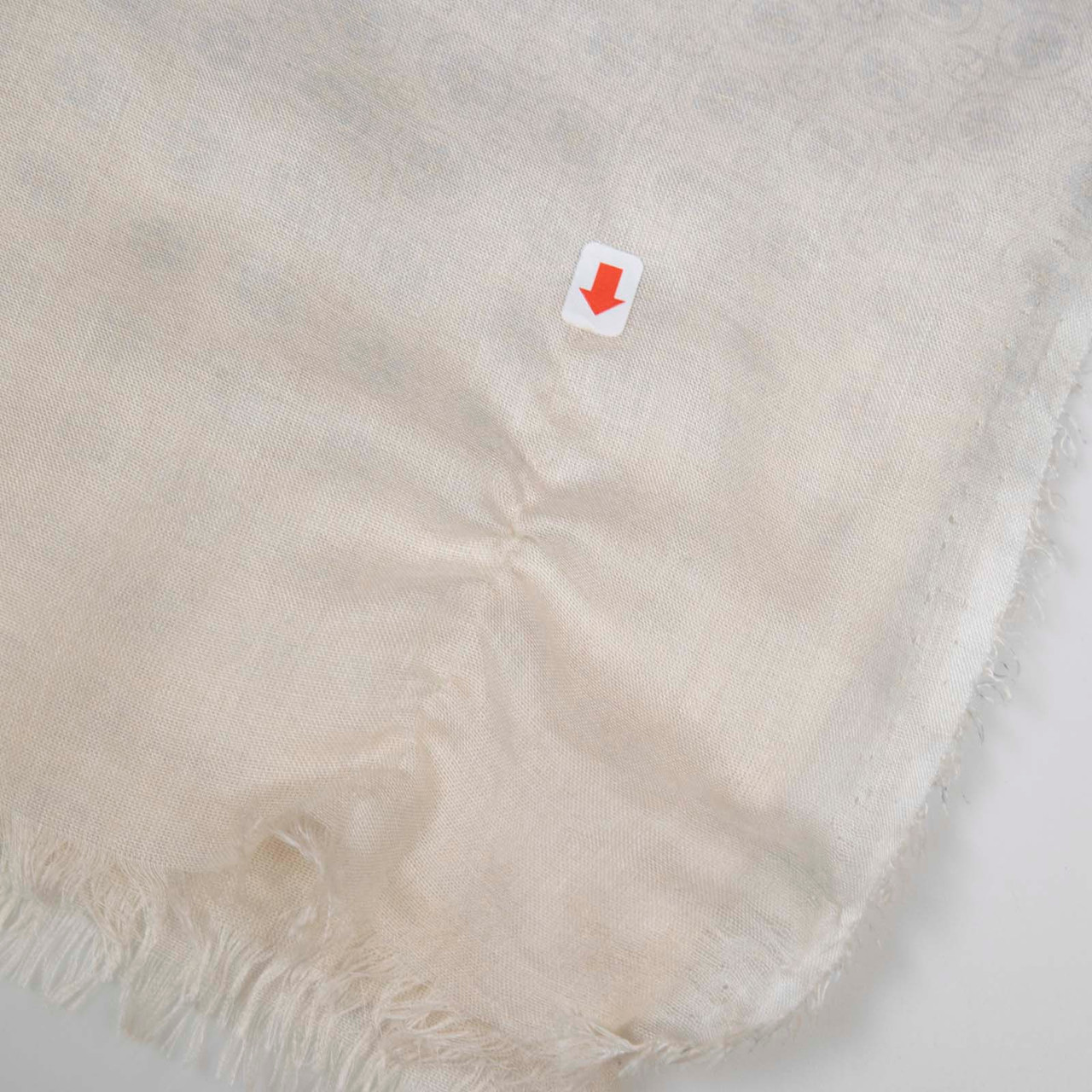 Stella McCartney Navy & White Ombré Floral Scarf