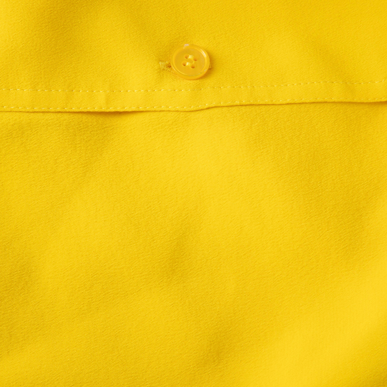 Stella McCartney Yellow Long Sleeves Silk Blouse