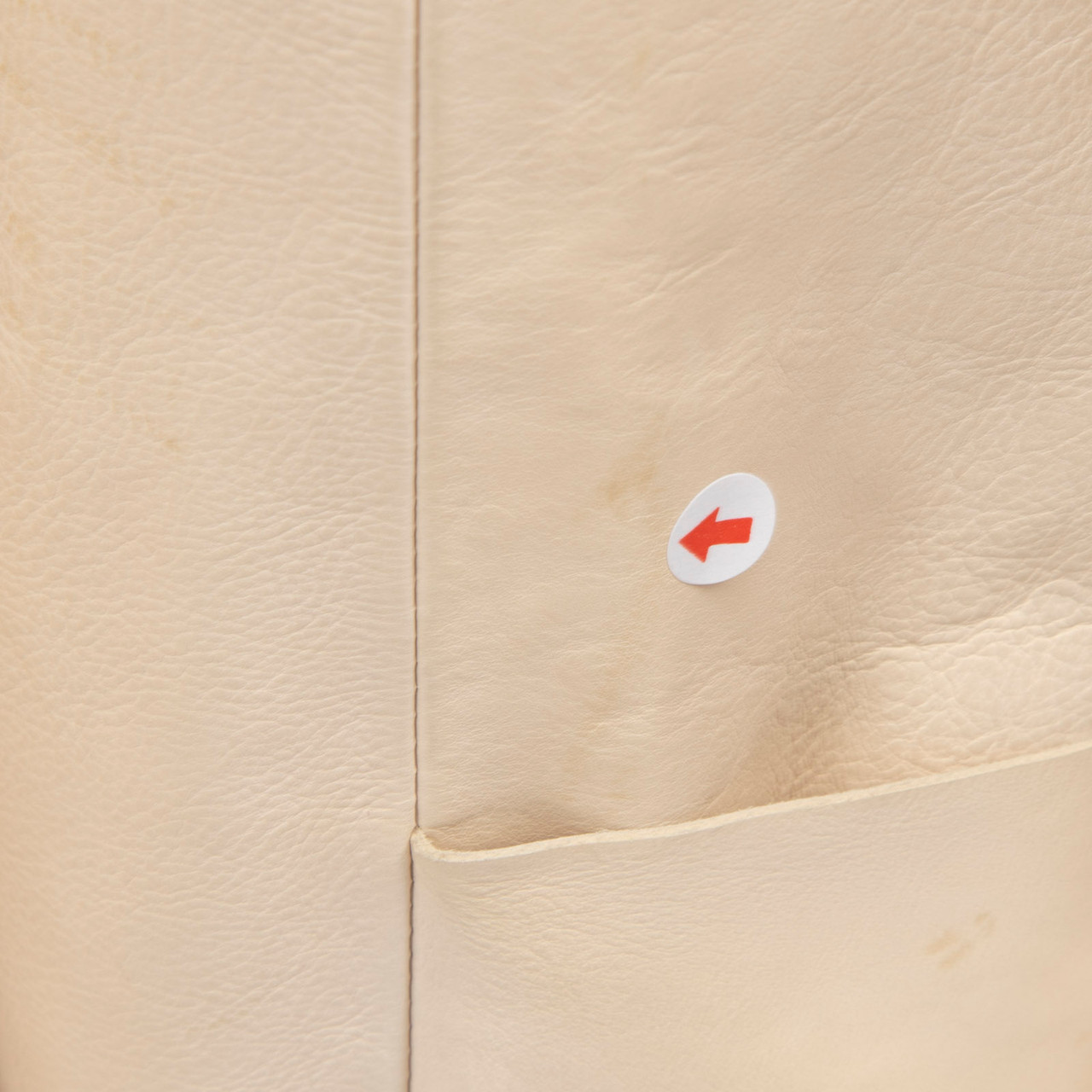 Acne Studios SS13 Ecru Leather Verena Trousers