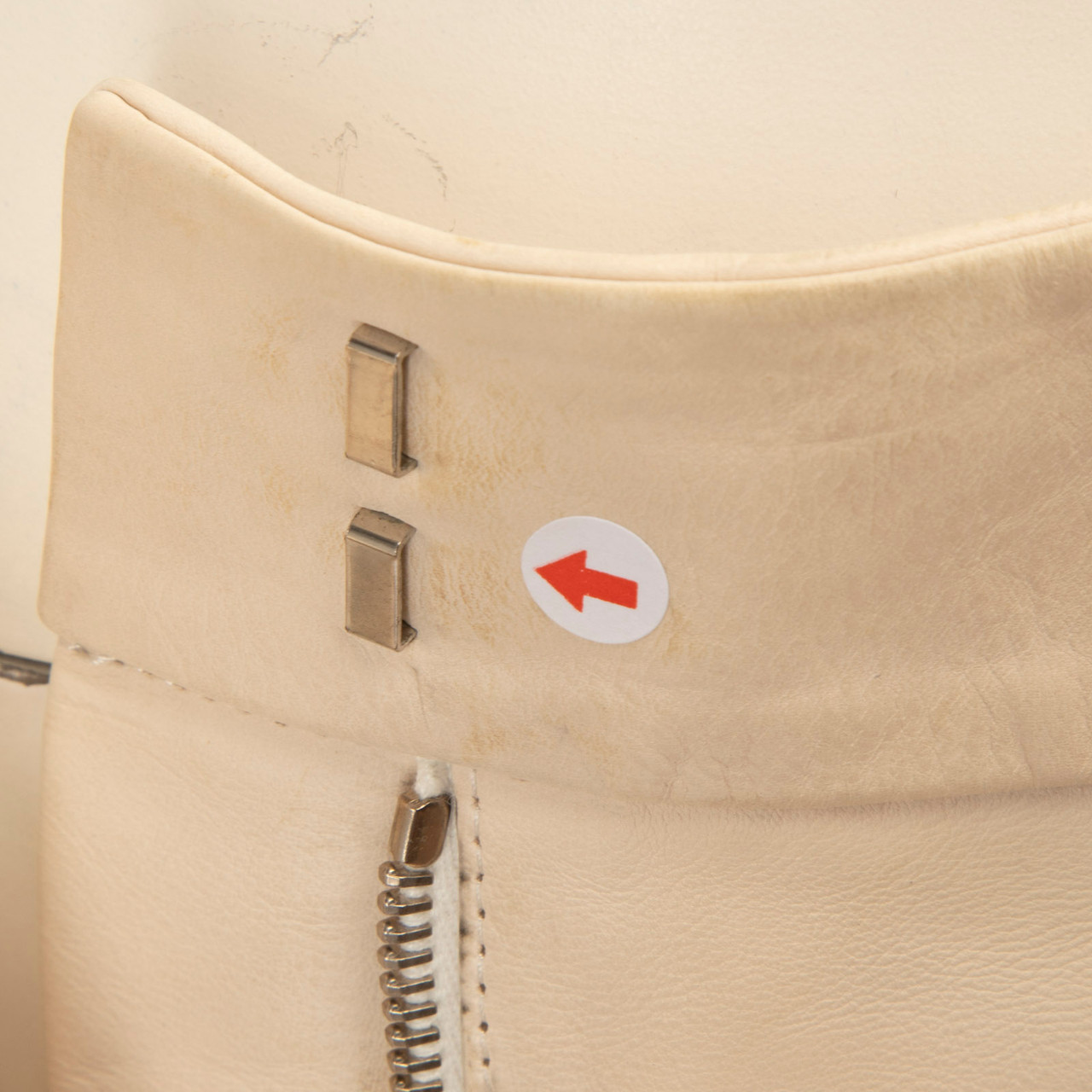 Acne Studios SS13 Ecru Leather Verena Trousers