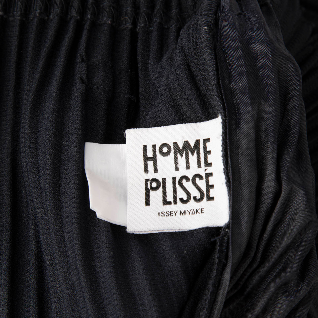 Issey Miyake Homme Plissé Navy Pleated Trousers