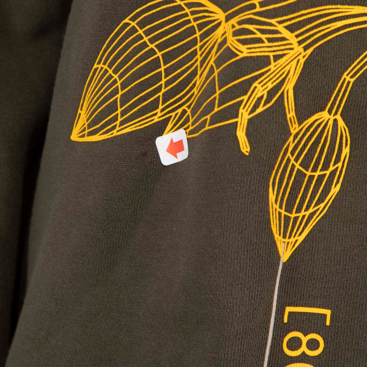 Ermenegildo Zegna Z Zegna Khaki Floral Print Sweatshirt