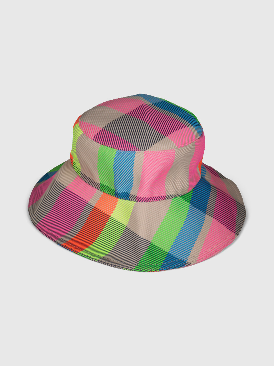 Mira Mikati Tartan Pattern Bucket Hat
