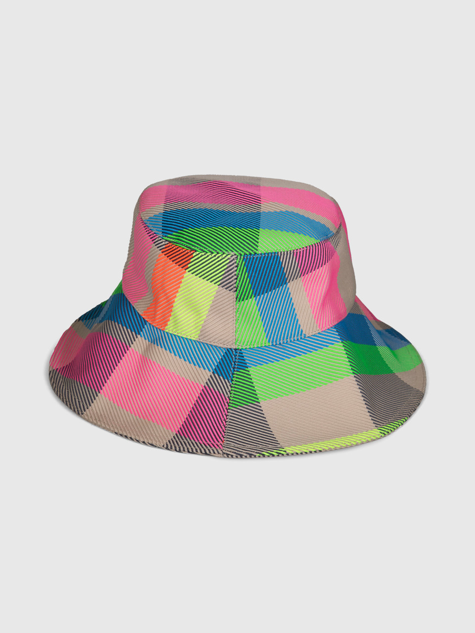 Mira Mikati Tartan Pattern Bucket Hat