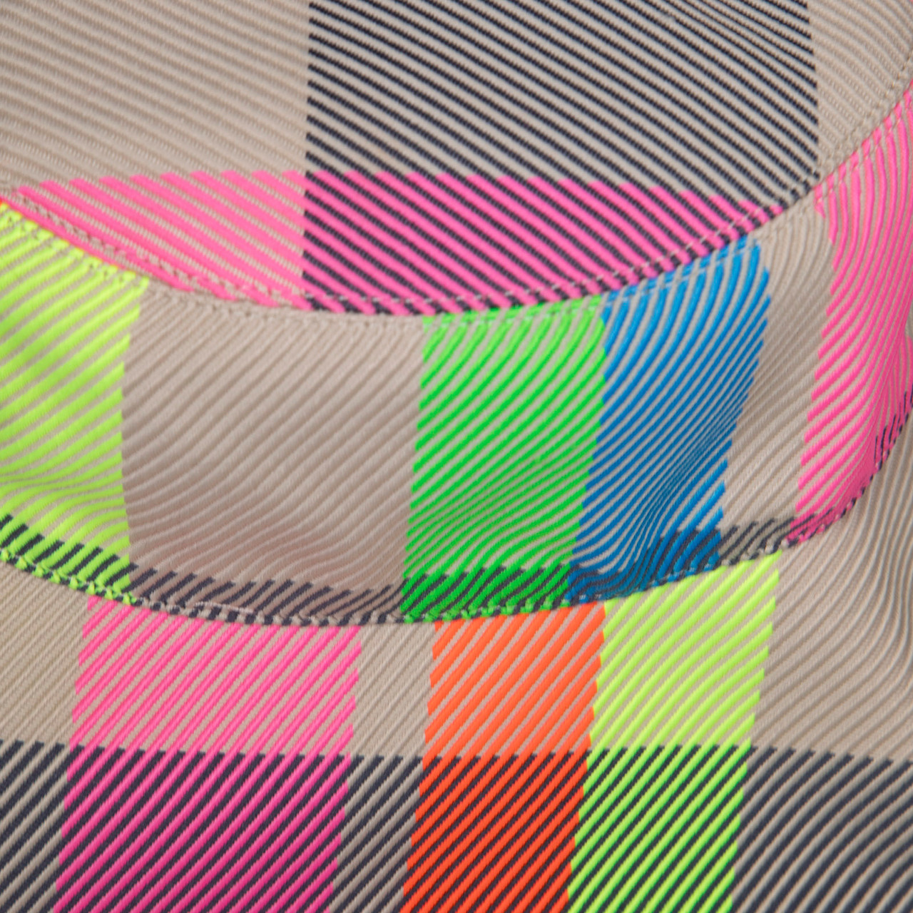 Mira Mikati Tartan Pattern Bucket Hat