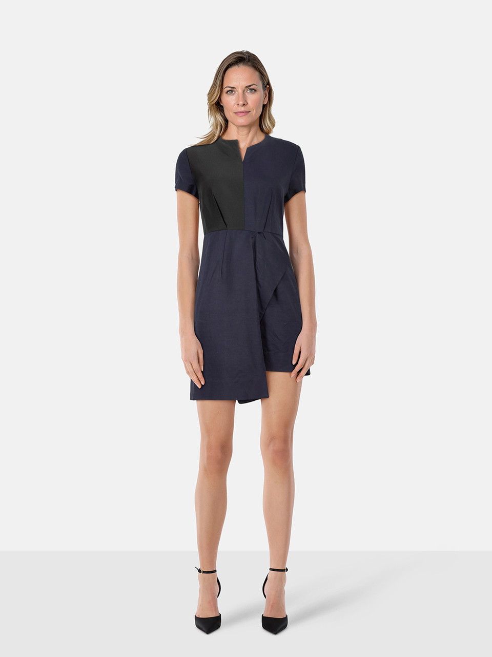 Stella McCartney Navy & Black Patch Dress