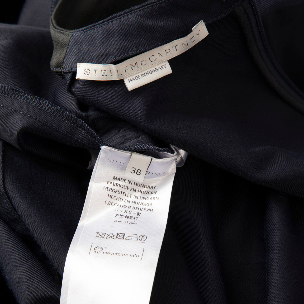 Stella McCartney Navy & Black Patch Dress