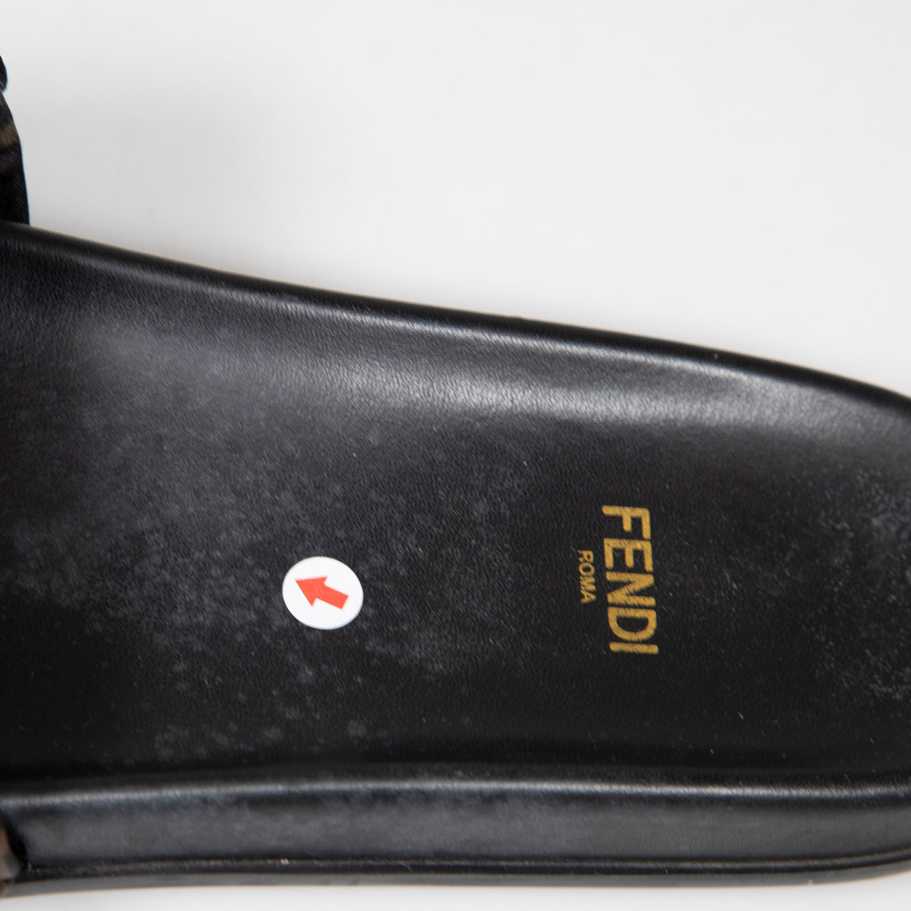 Fendi Brown Zucca FF Slides