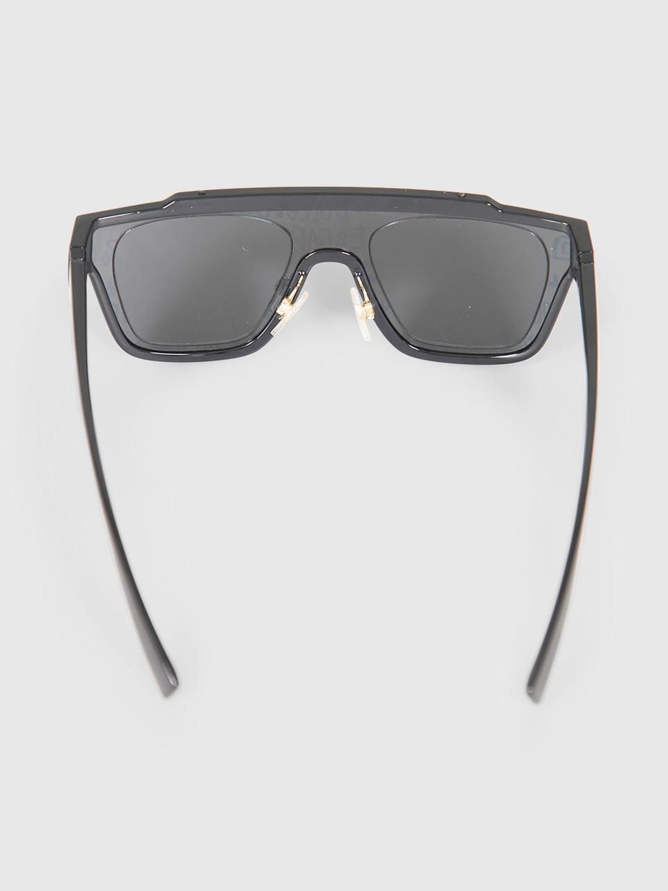 Dolce & Gabbana Black & Gold Logo Sunglasses