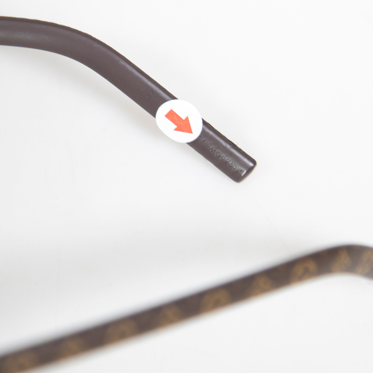 Louis Vuitton Brown & Gold Aviator Sunglasses