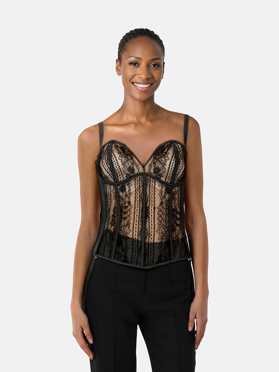 Livy Black Lace Montmartre Guepiere