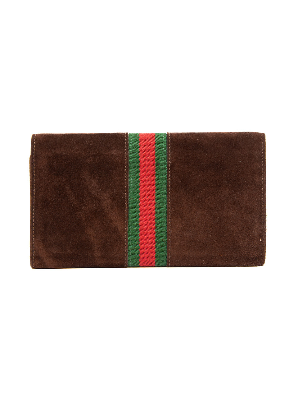 Gucci, Brown Suede Vintage Wallet