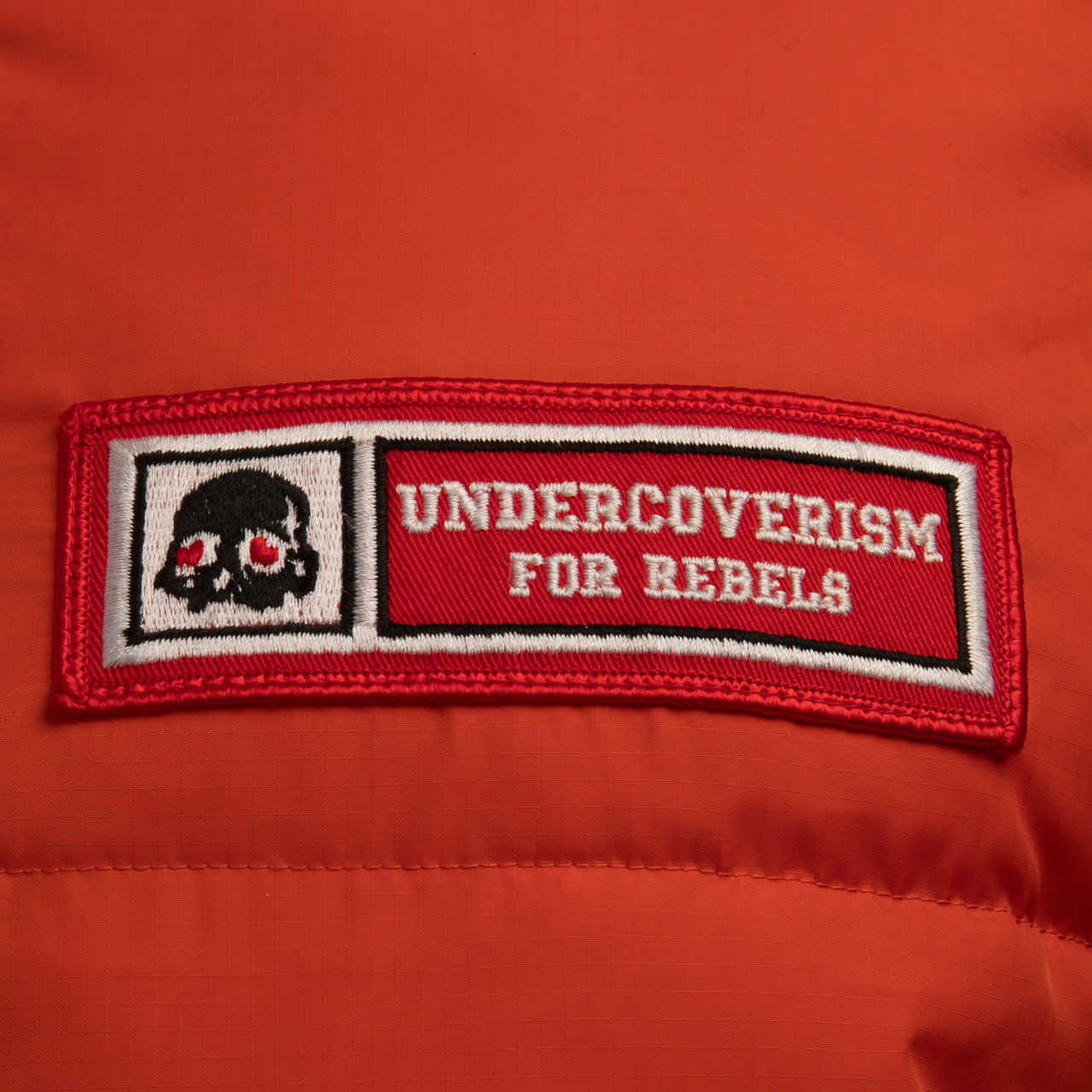 UNDERCOVER AW05 Orange Studded Sleeves Jacket