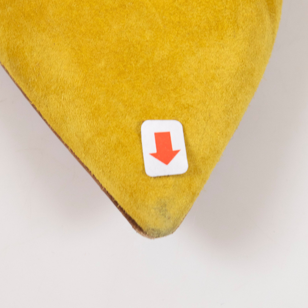 Gianvito Rossi Yellow Suede Point Toe Pumps