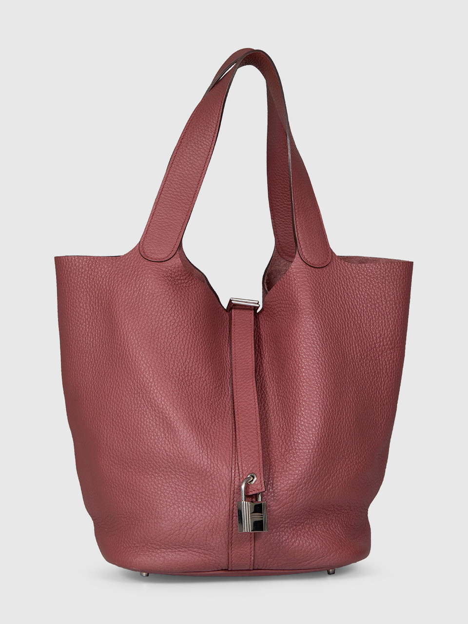 Hermès 2011 Rouge Clemence Picotin Lock 26 Handbag