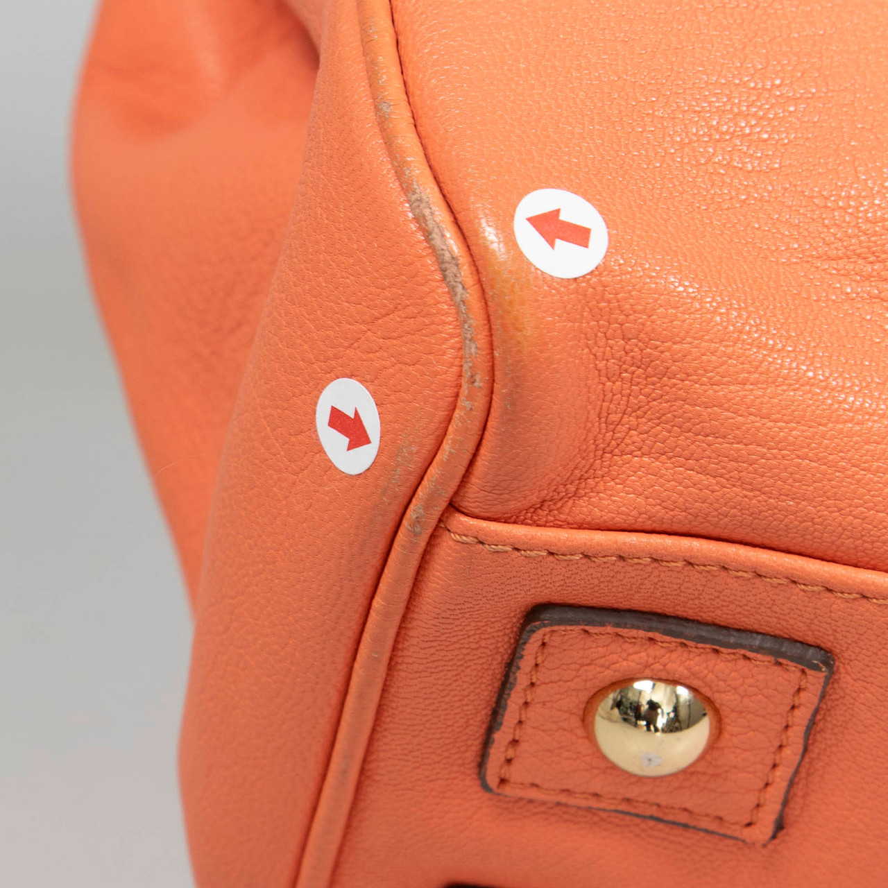 Mulberry Orange Leather Bayswater Bag