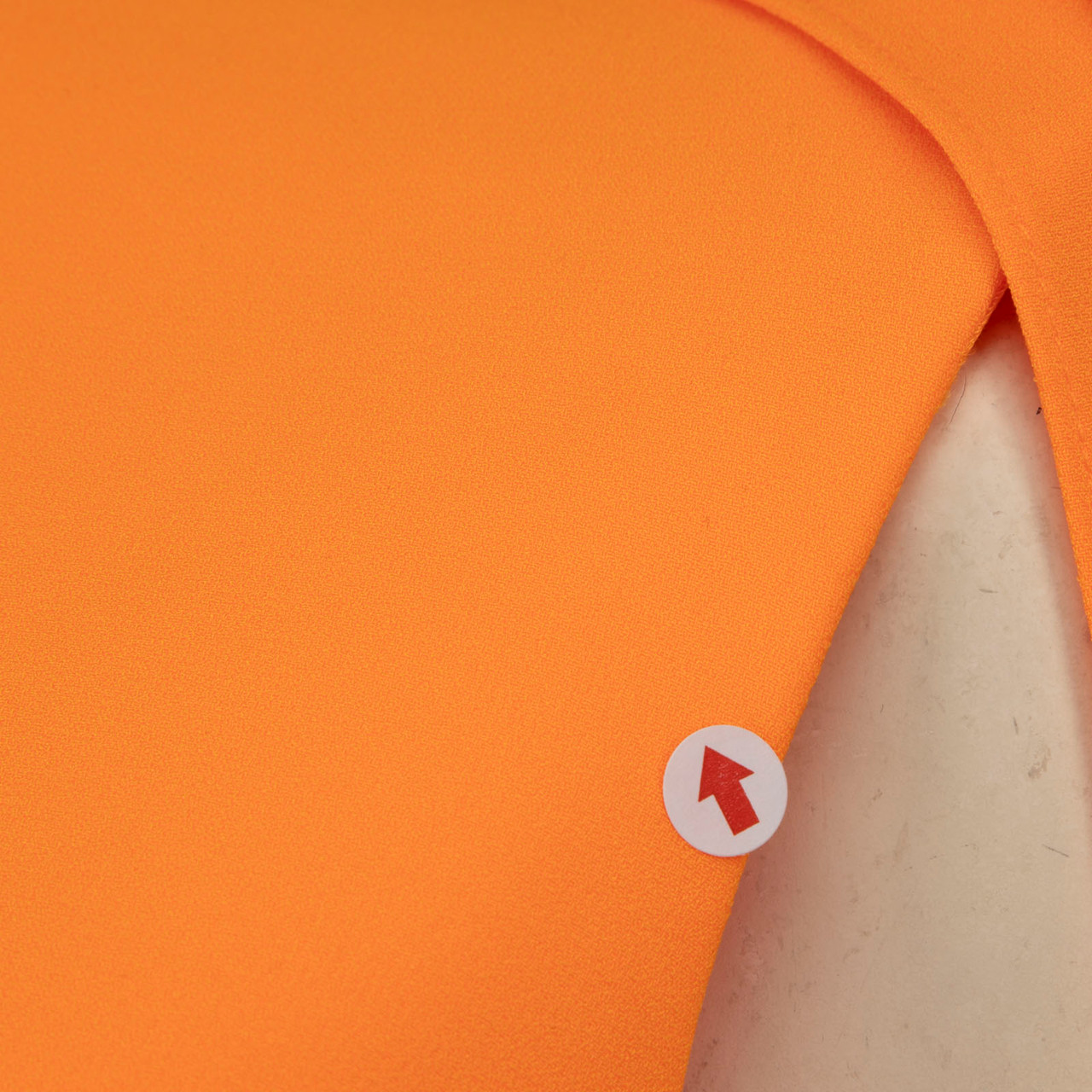 Alex Perry Orange Drape Detail Bodycon Dress