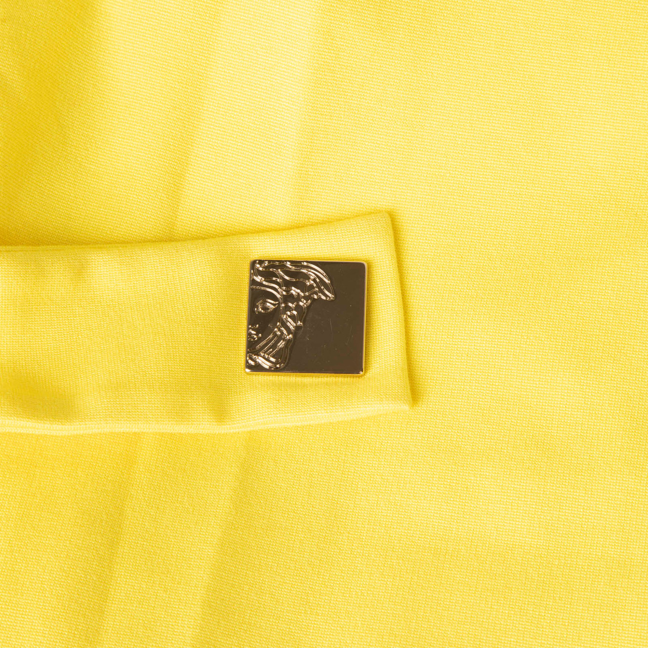 Versace Yellow Sleeveless Mini Dress