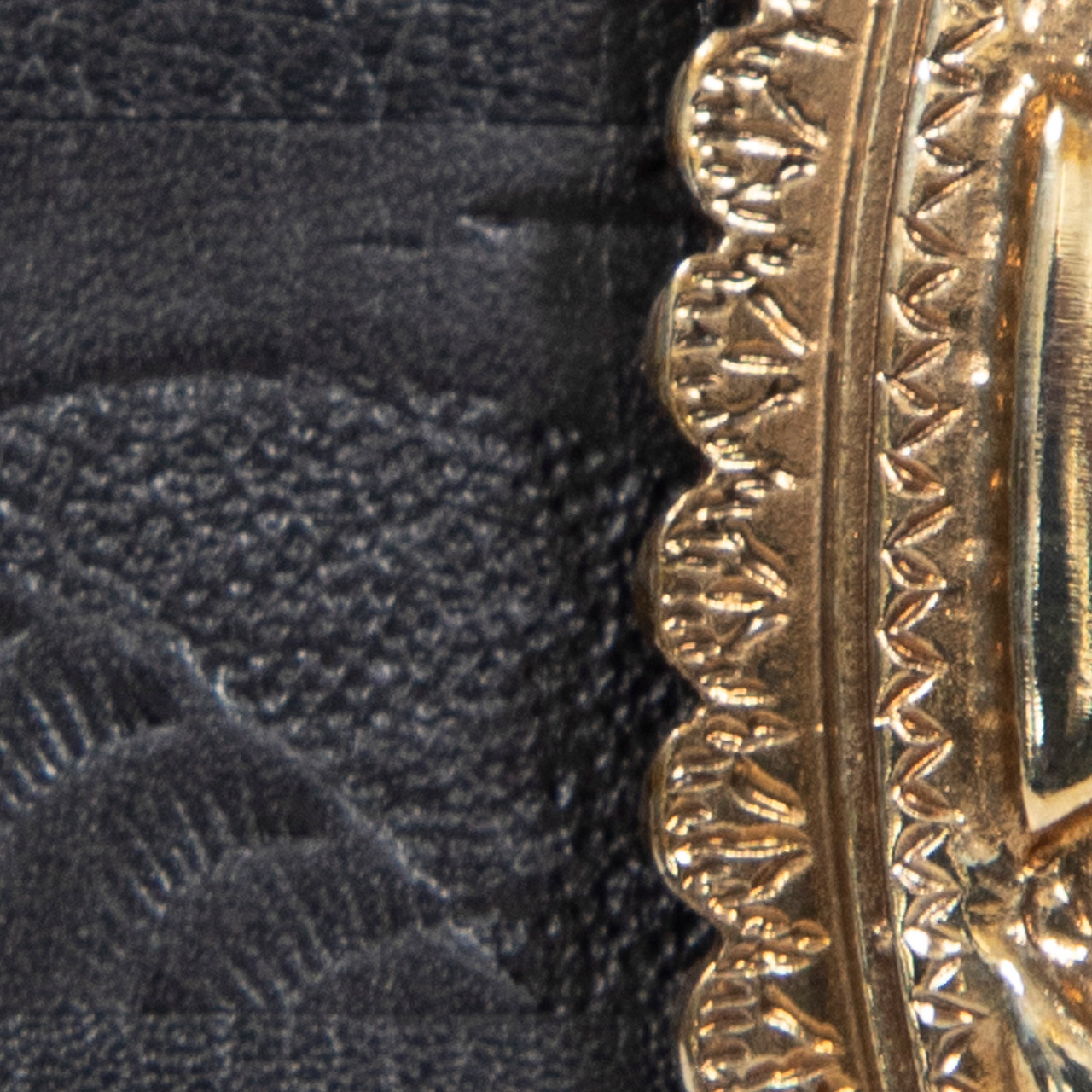 Alexander McQueen Black Leather Double Buckle Belt