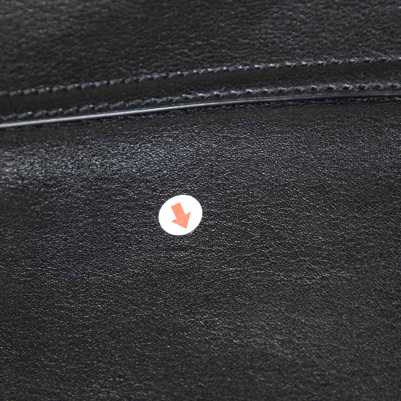 Anya Hindmarch Black Leather Shoulder Flap Bag