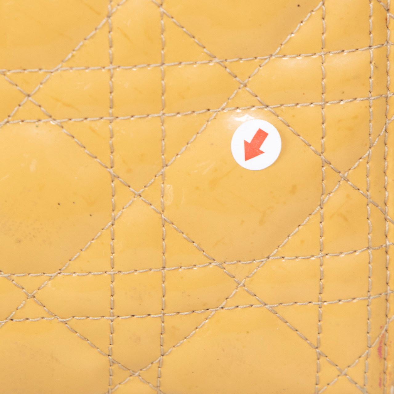 Dior 2011 Beige Patent Cannage Large Lady Dior