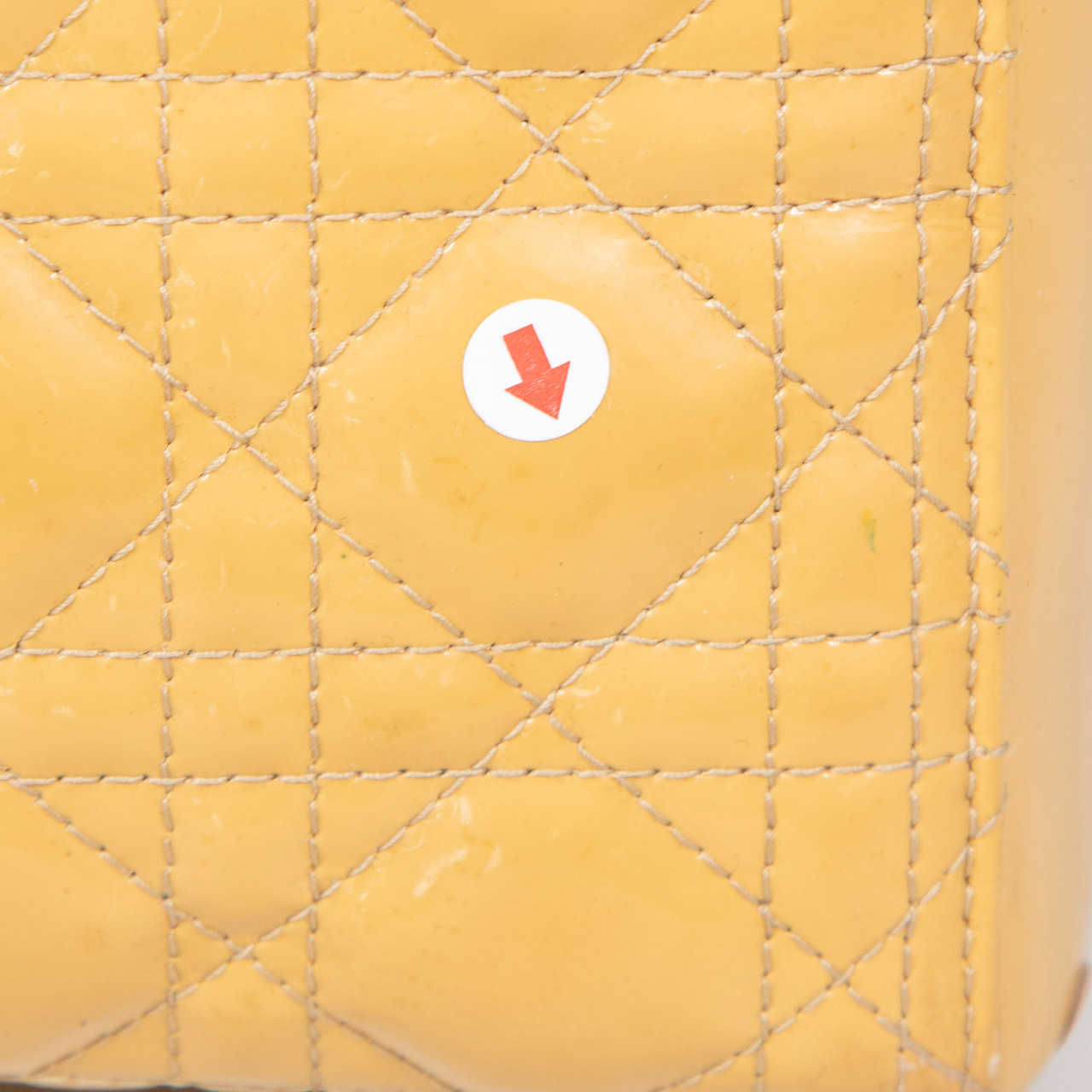 Dior 2011 Beige Patent Cannage Large Lady Dior