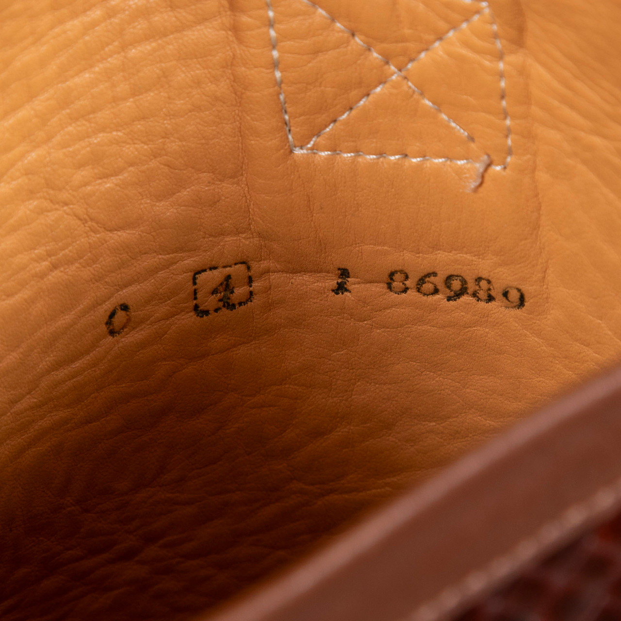 Ludwig Reiter Brown Woven Leather Knee High Boots