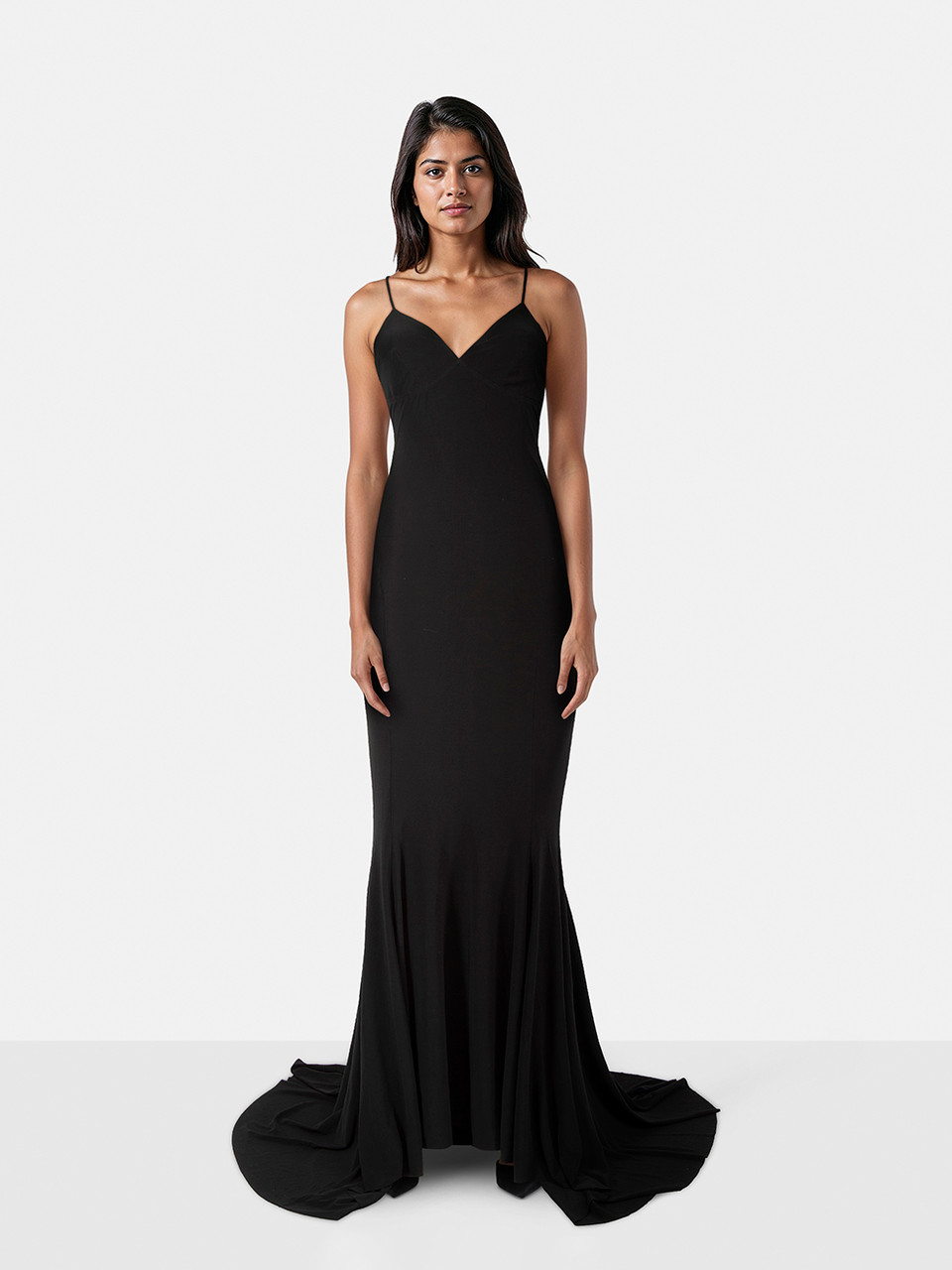 Norma Kamali Black Sleeveless Maxi Dress