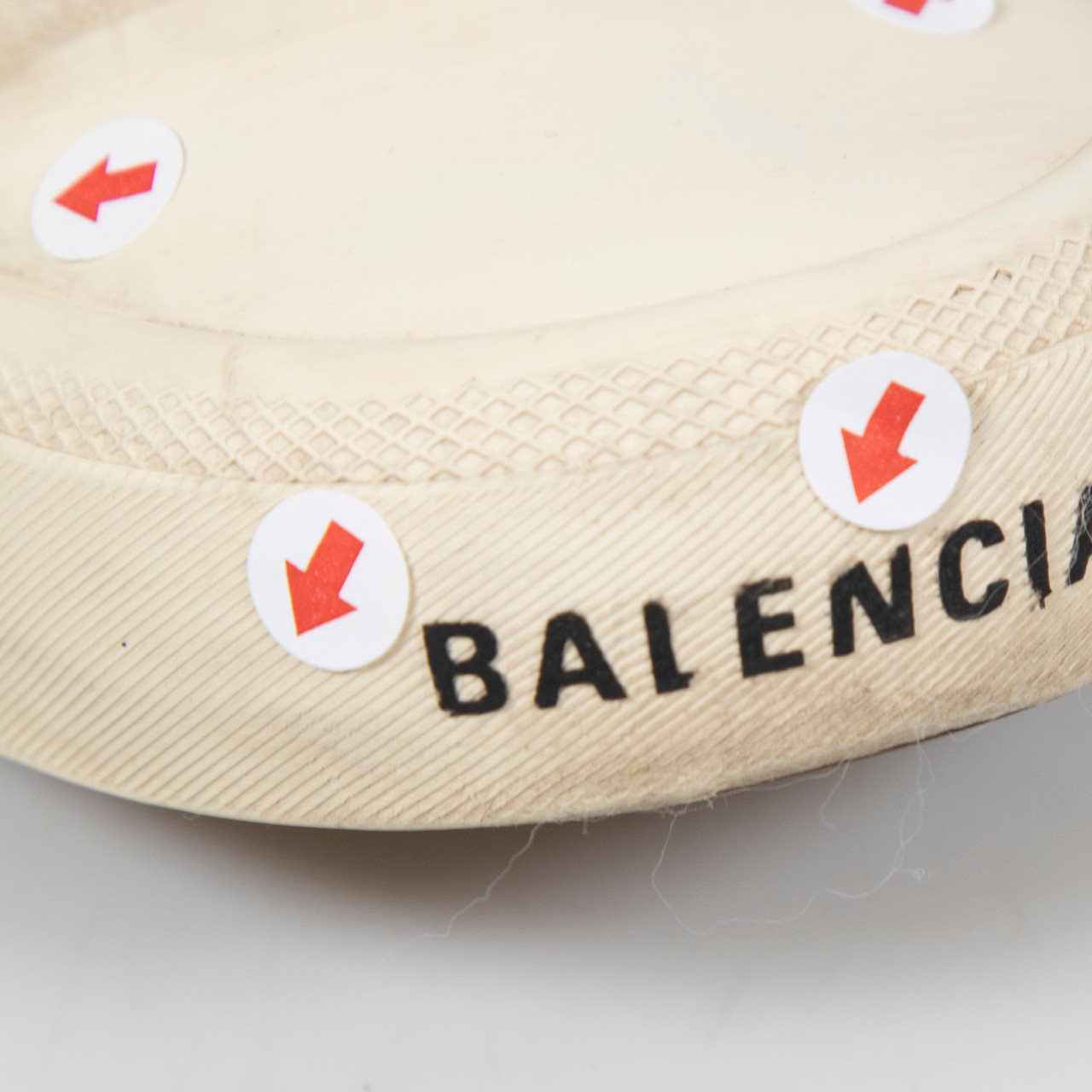 Balenciaga Beige Destroyed Paris High Tops