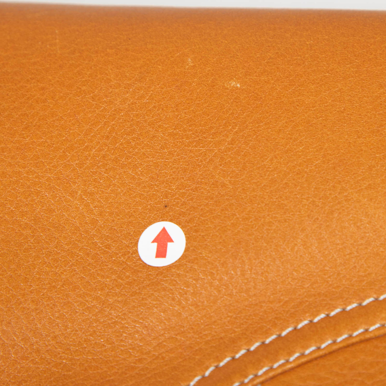 Dior Vintage Tan Leather Jeans Pocket Tote Bag