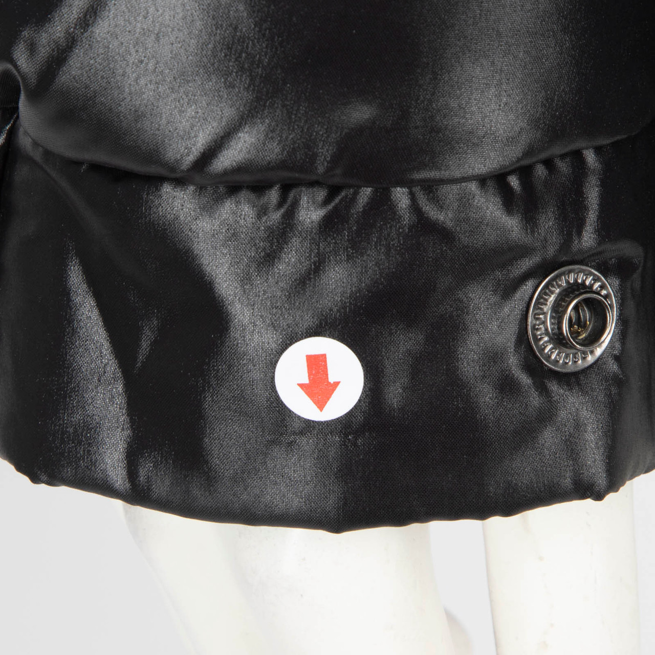 Moncler Black Maya Hooded Short Down Jacket