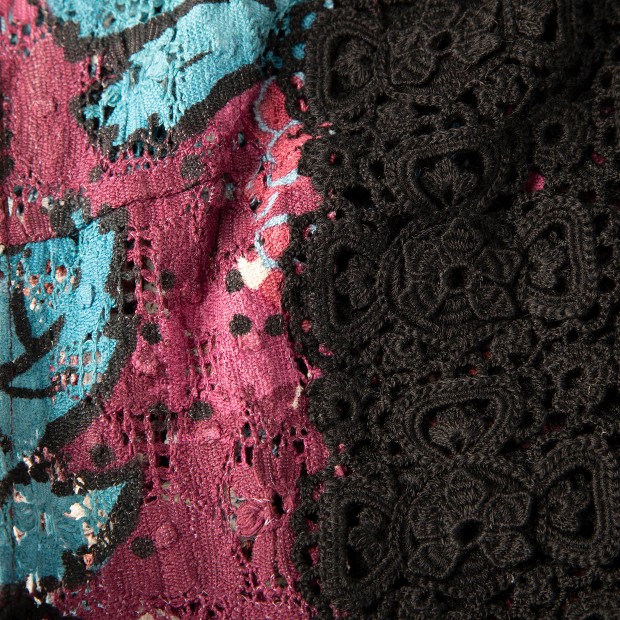 Burberry Floral Lace Sheer Dress