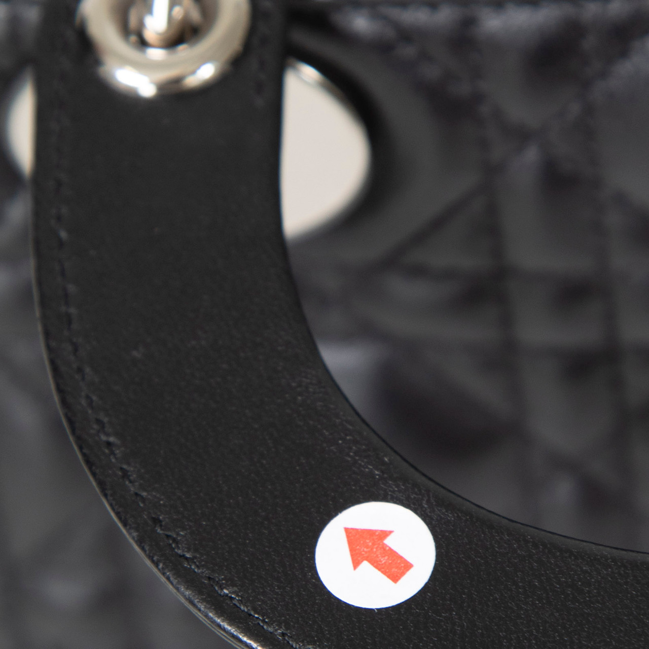 Dior 2022 Black Cannage Leather Small Lady Dior